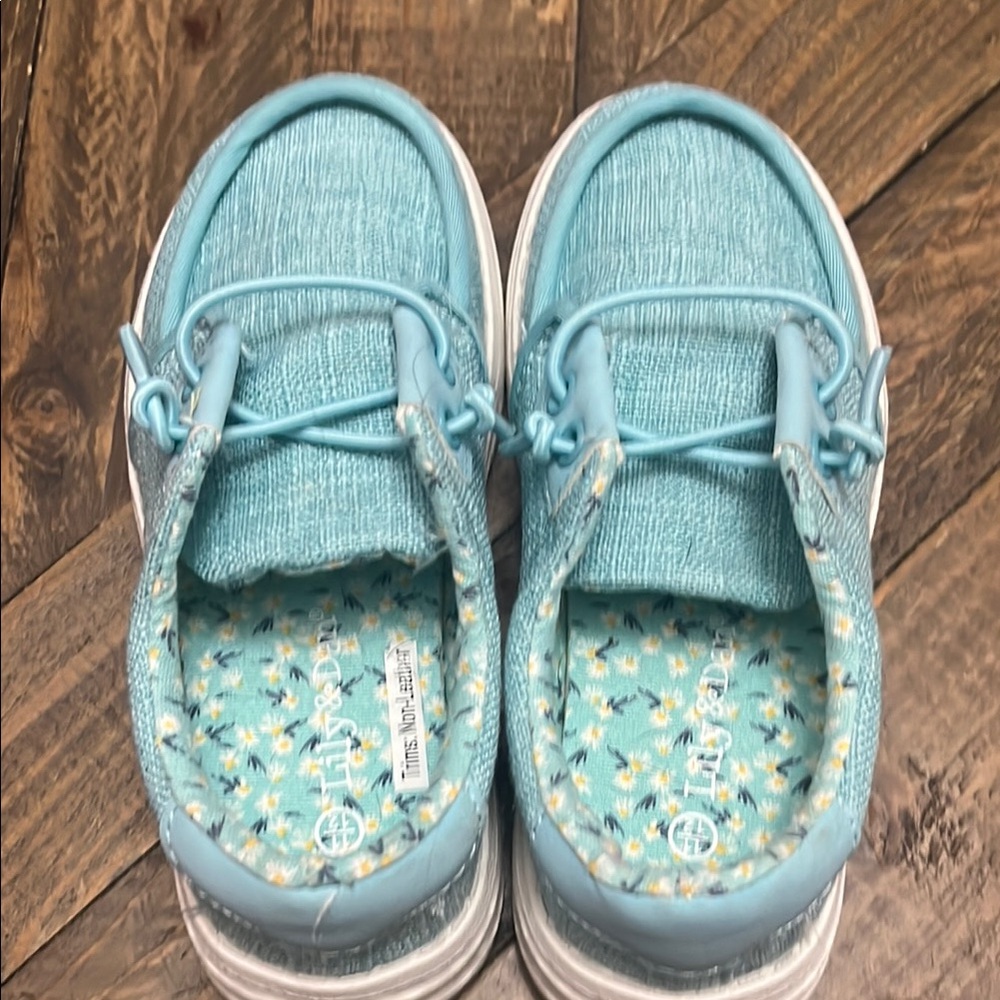 Hey Dude Blue Moccasins Casual Slip-On
